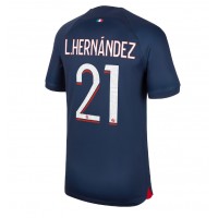 Stroje piłkarskie Paris Saint-Germain Lucas Hernandez #21 Koszulka Podstawowej 2023-24 Krótki Rękaw